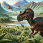 Dinozaur z grzebieniem na grzbiecie