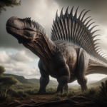 Dinozaur z płetwą na grzbiecie