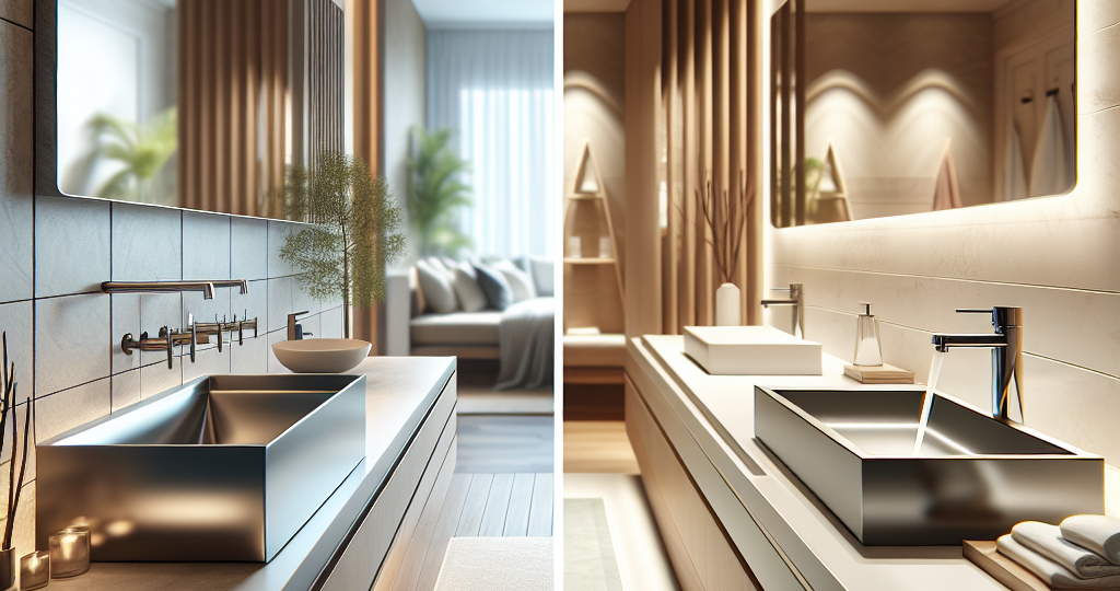 Umywalka nablatowa czy wpuszczana w blat? Porównanie, które ułatwi Ci wybór